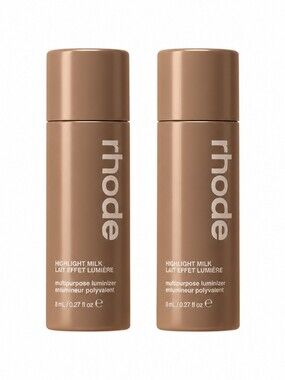 SALE! Rhode Highlight Milk Multipurpose Luminizer pearly warm bronze 2x 8ml NIB